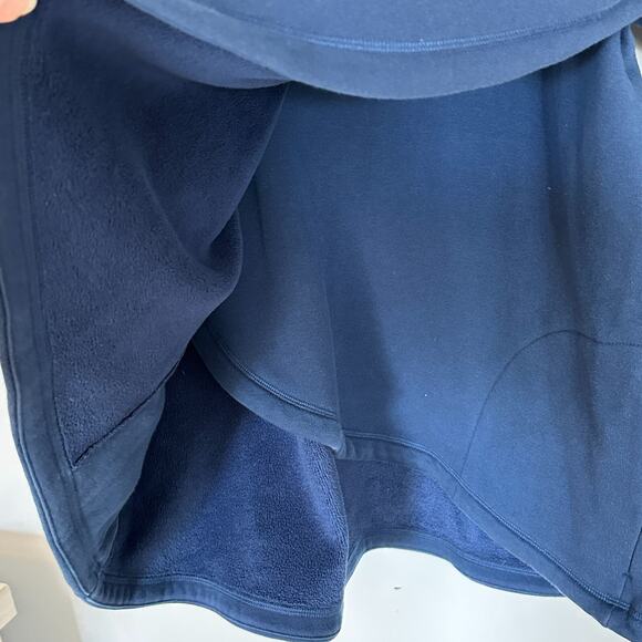 Athleta Navy Asymmetrical Zip Pullover Sweatshirt - Picture 6 of 13